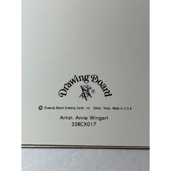 Vtg Merry Christmas Daughter Wish List Greeting Cards Anne Wingert Lot New READ - Picture 6 of 9